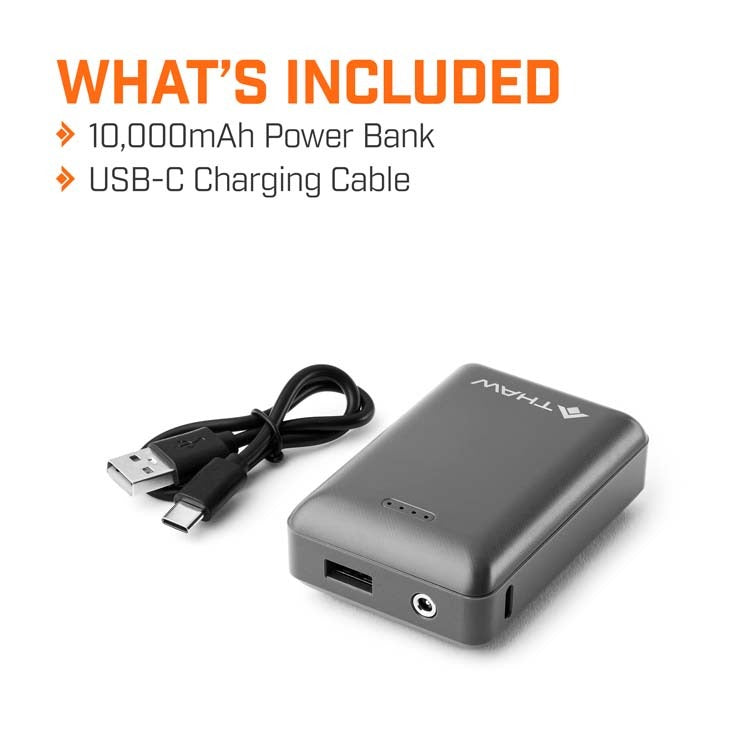 THAW CINDER 10K RECHARGEABLE HEATED HAND WARMER POUCH - The Tool Store