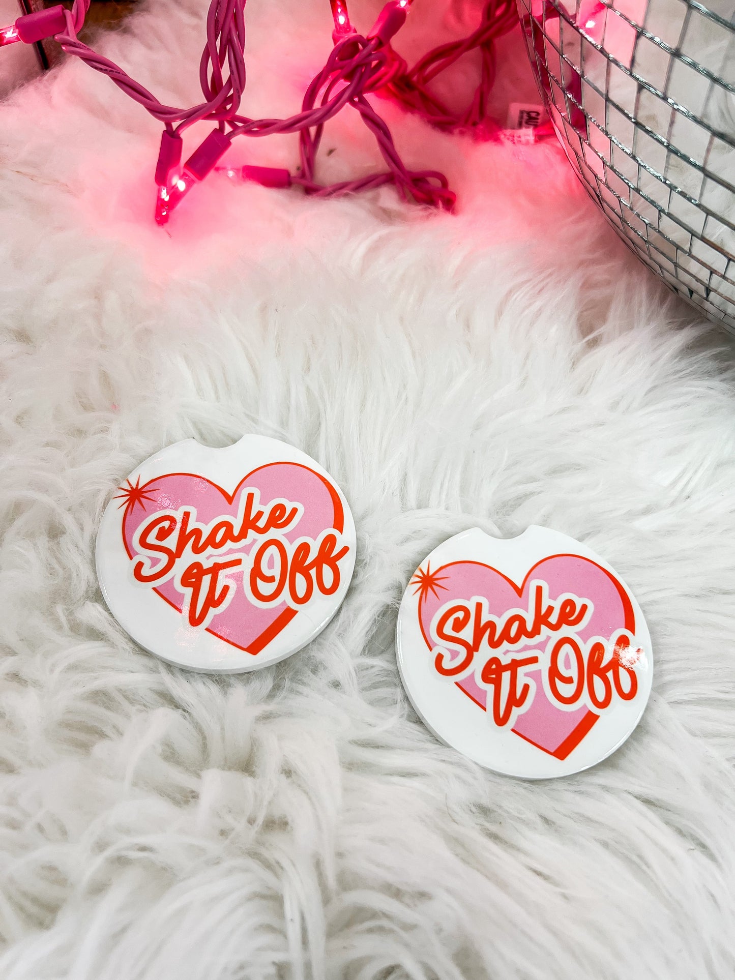 Shake It Off Car Coasters