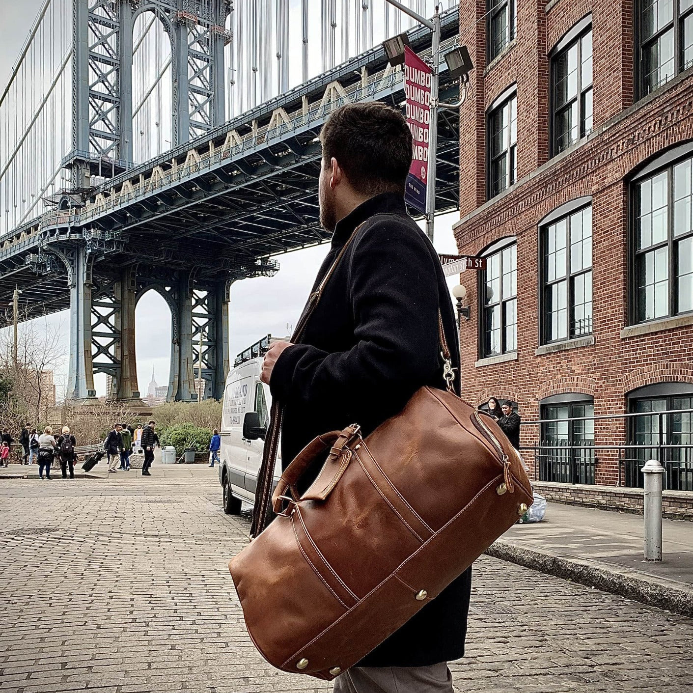 The Dagny Weekender | Large Leather Duffle Bag - The Tool Store