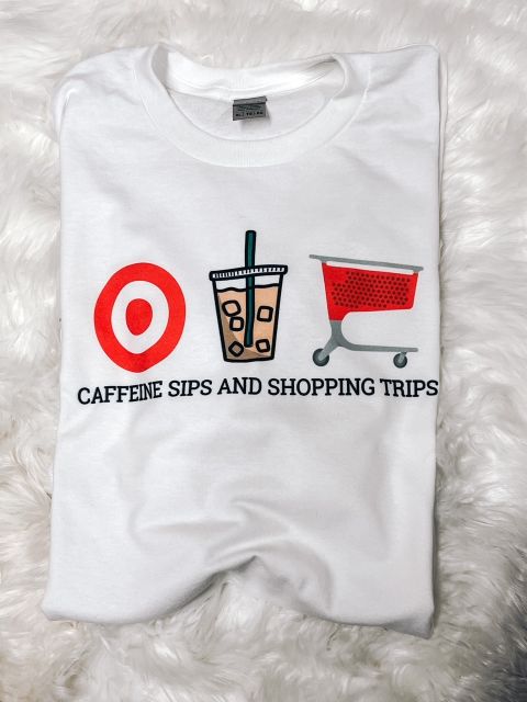 Caffeine Sips Graphic Tee