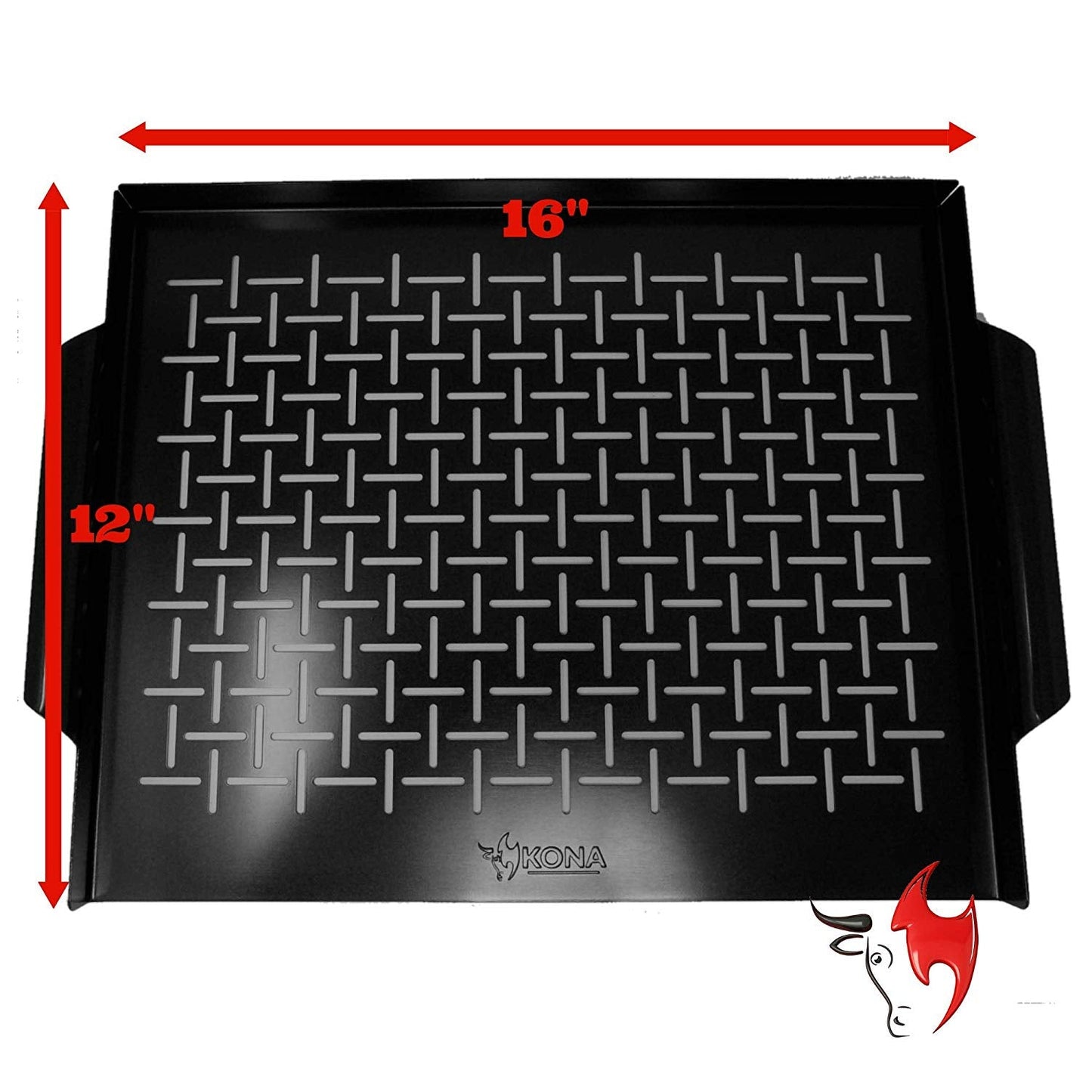 Kona Best Grill Tray with Custom Fit Best Grill Mat- The Ultimate Non-Stick Grilling Tray Combo! - The Tool Store