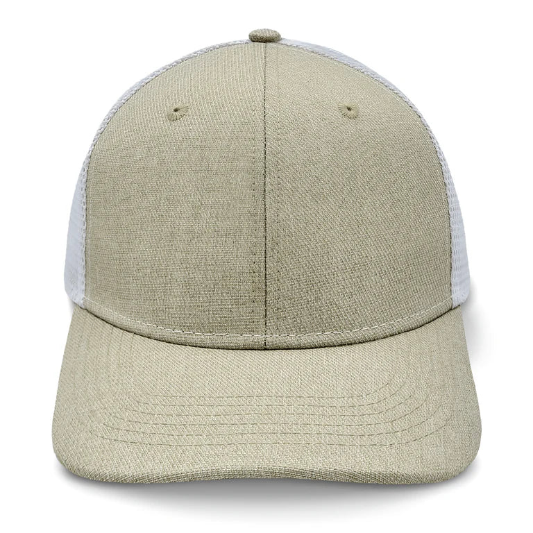 Lost Hat Co.  Khaki & White - The Tool Store