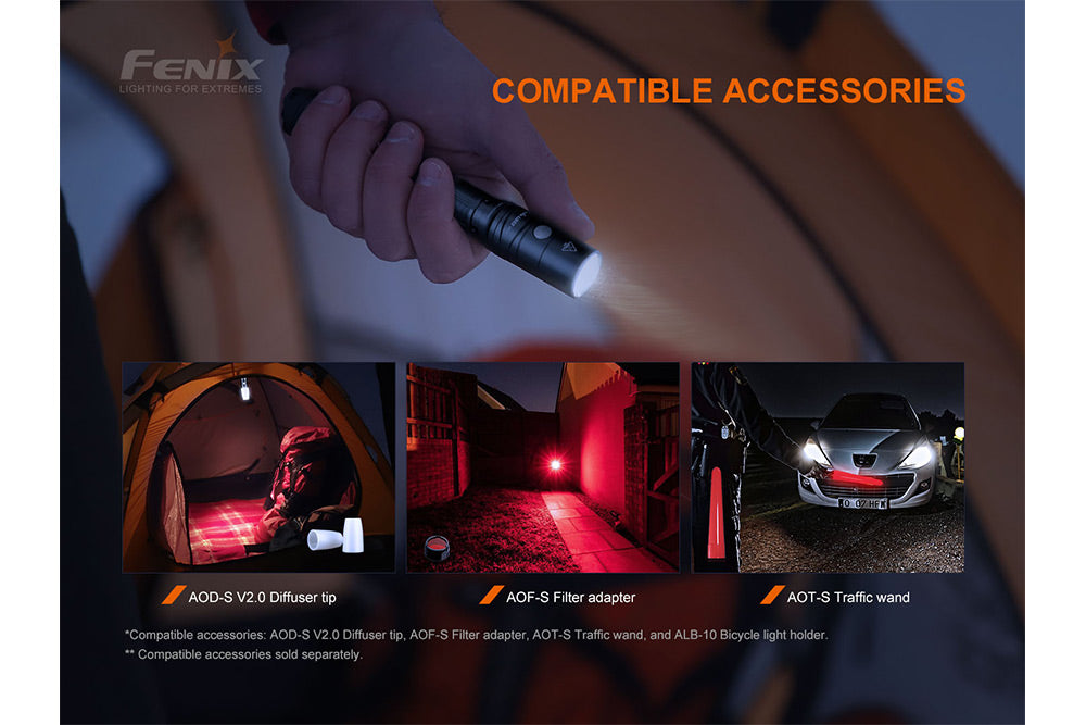 Fenix LD22 V2 Compact LED Flashlight - 800 Lumens - The Tool Store