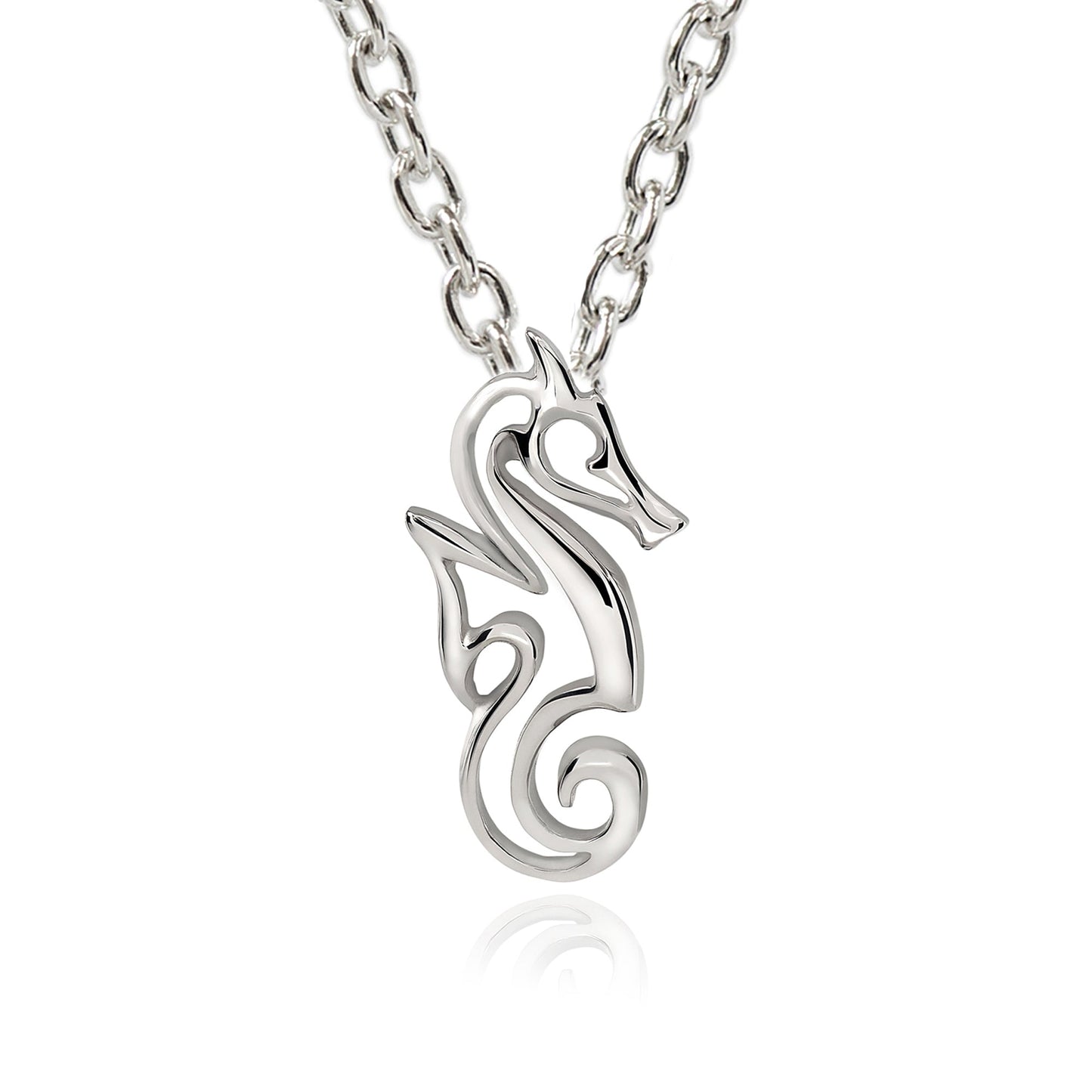 Seahorse Necklaces for Women Sterling Silver- Seahorse Jewelry for Women, Seahorse Gifts for Women, Seahorse Charm, Miniature Seahorse Necklace - The Tool Store