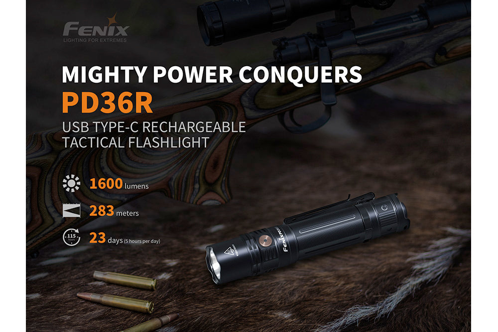 Fenix PD36R Tactical LED Flashlight - Discontinued - The Tool Store