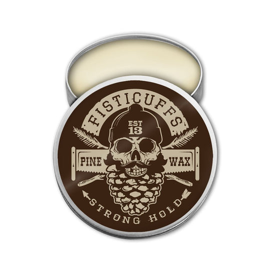 Fisticuffs™ Pine scent Strong Hold Mustache Wax 1 OZ. Tin - The Tool Store