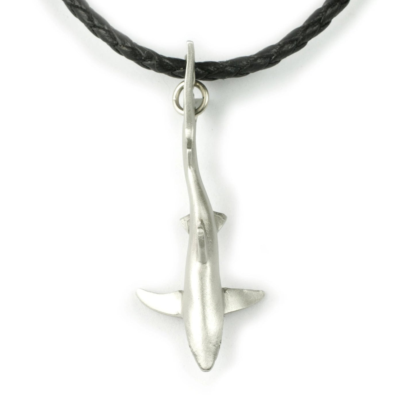 Blue Shark Necklace, Joe Romeiro Shark Necklace- Shark Gifts for Women and Men, Shark Charm, Gifts for Shark Lovers, Sea Life Jewelry, Shark Pendant - The Tool Store