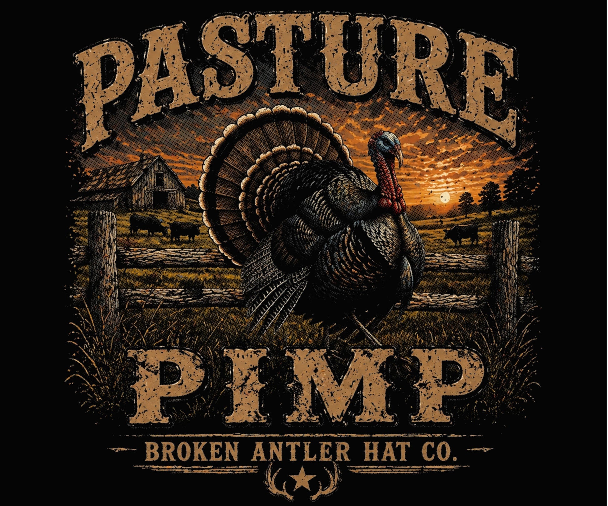 Broken Antler Hat Co.- Pasture Pimp Shirt - The Tool Store