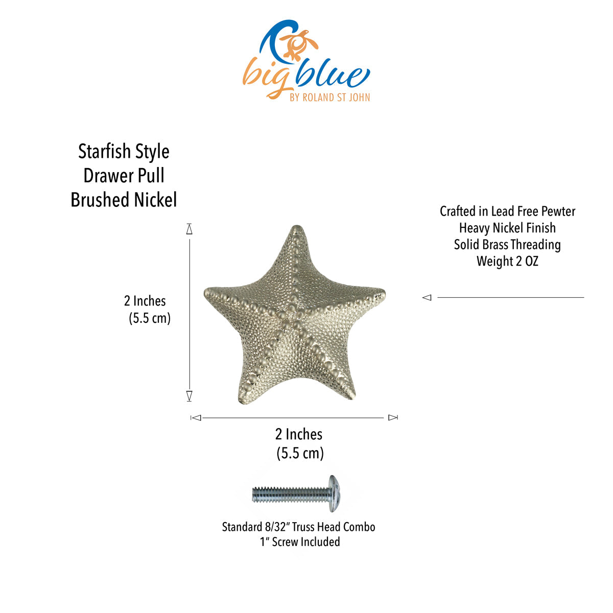 Starfish Drawer Pulls, Sea Star Handles, Beach Décor, Starfish Knobs, Coastal Drawer Pulls and Knobs, Sea Life Cabinet Knobs - The Tool Store