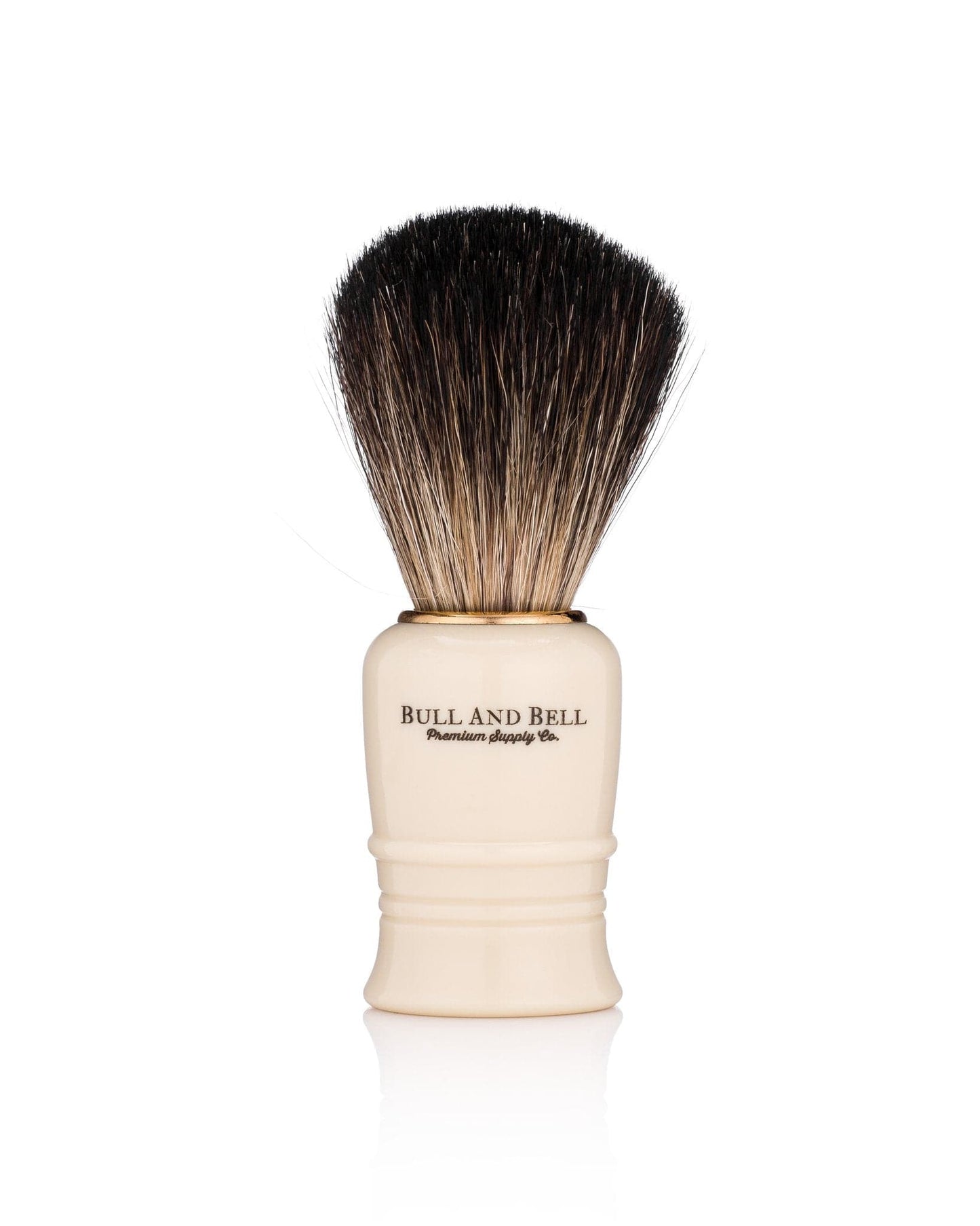 Pure Badger Shaving Brush (White or Black) - by Bull and Bell Premium Supply Co. - The Tool Store