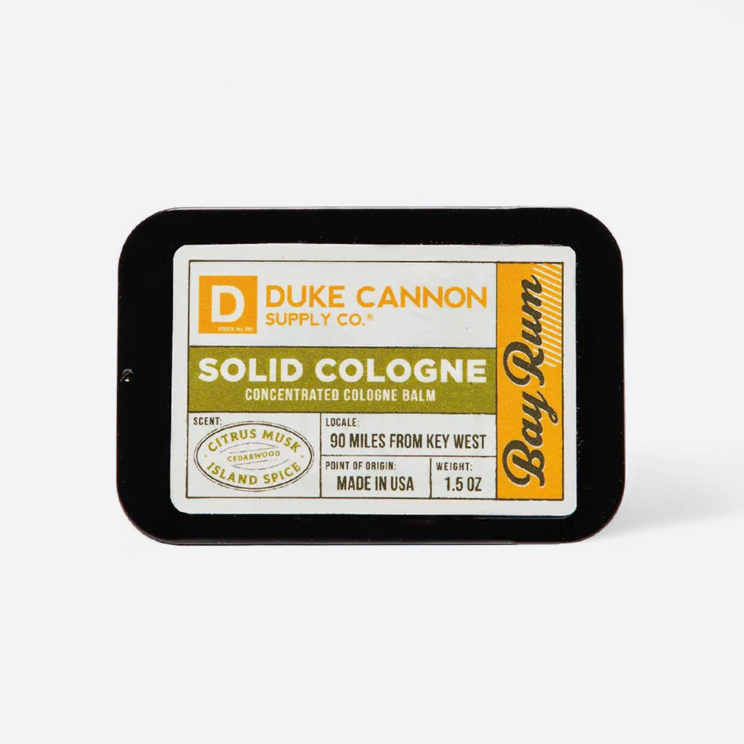 Duke Cannon Solid Cologne - Bay Rum - The Tool Store