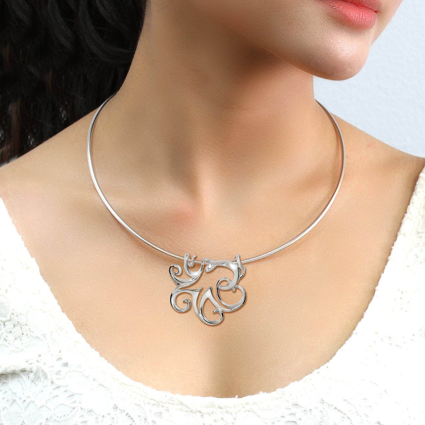 Octopus Necklaces for Women Sterling Silver- Octopus Jewelry for Women, Octopus Pendant, Sea Life Jewelry, Octopus Gifts for Women - The Tool Store