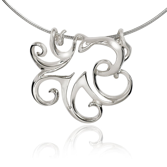 Octopus Necklaces for Women Sterling Silver- Octopus Jewelry for Women, Octopus Pendant, Sea Life Jewelry, Octopus Gifts for Women - The Tool Store