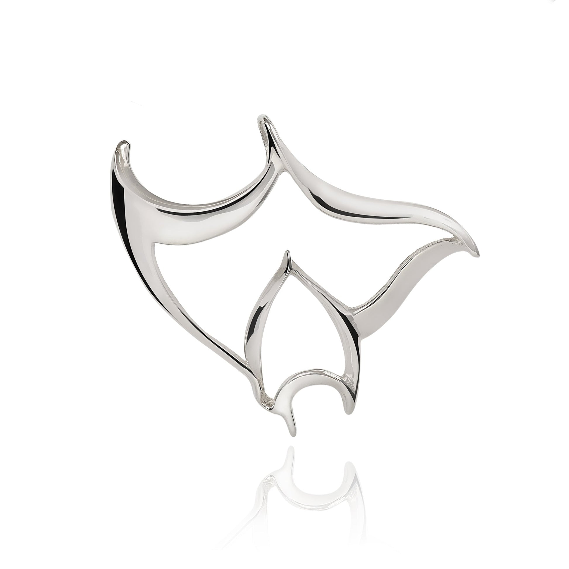 Manta Ray Necklaces for Women- Stingray Necklace Sterling Silver- Stingray Jewelry, Scuba Diving Jewelry, Ocean Inspired Fine Jewelry - The Tool Store