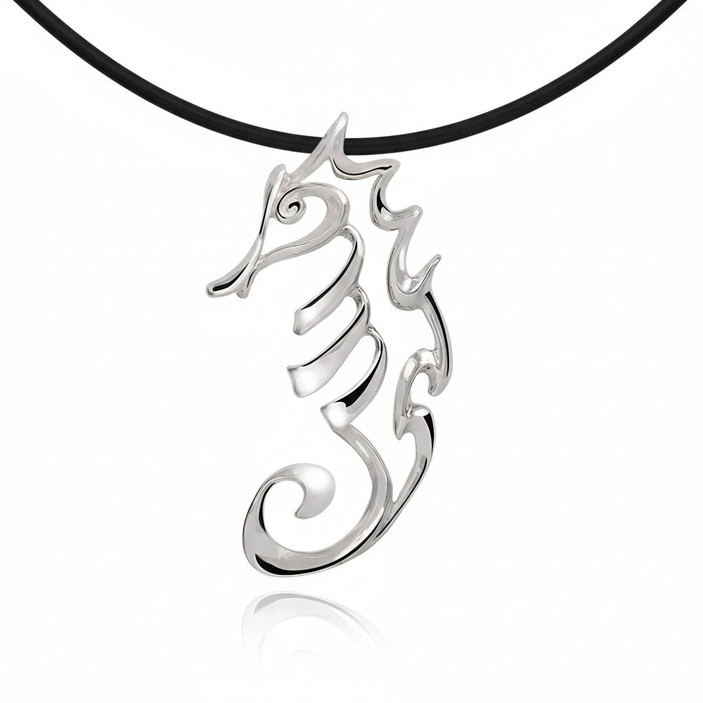 Seahorse Necklace – Seaplicity Collection – Sterling Silver - The Tool Store