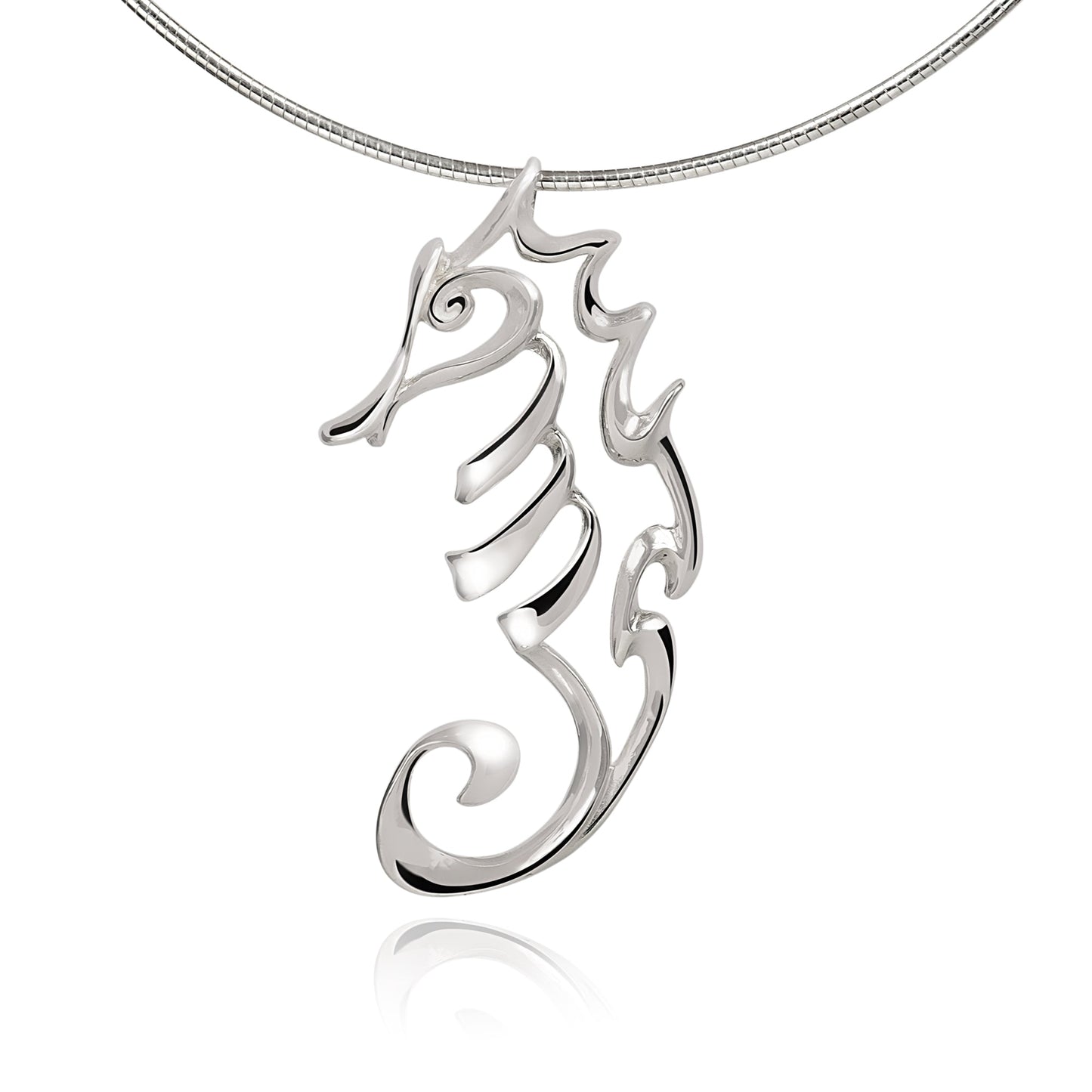 Seahorse Necklaces for Women Sterling Silver- Seahorse Jewelry for Women, Seahorse Gifts, Seahorse Charm, Seahorse Pendant - The Tool Store