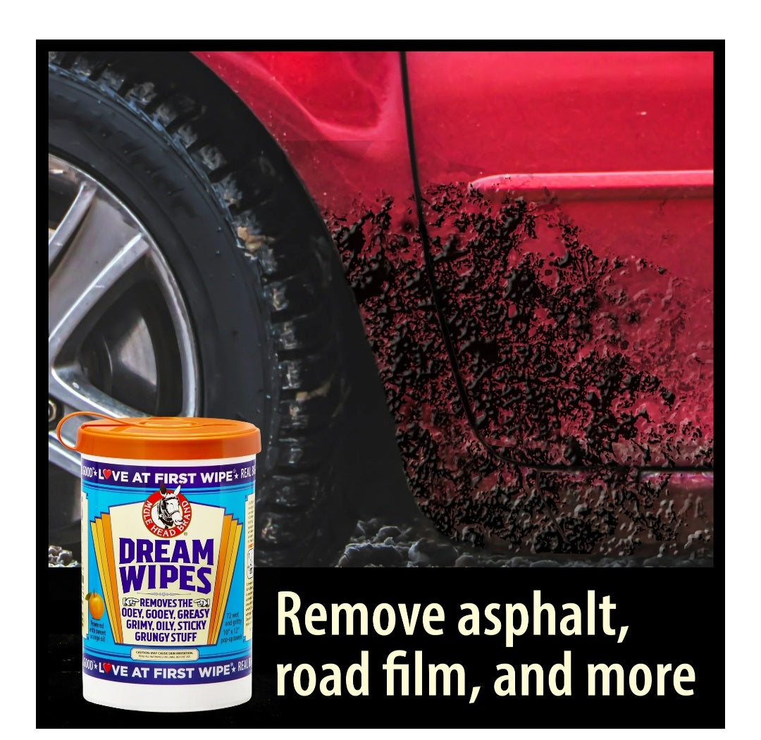 Mule Head Brand Dream Wipes Heavy Duty Citrus Based Cleaning Wipe, 72 Count - The Tool Store