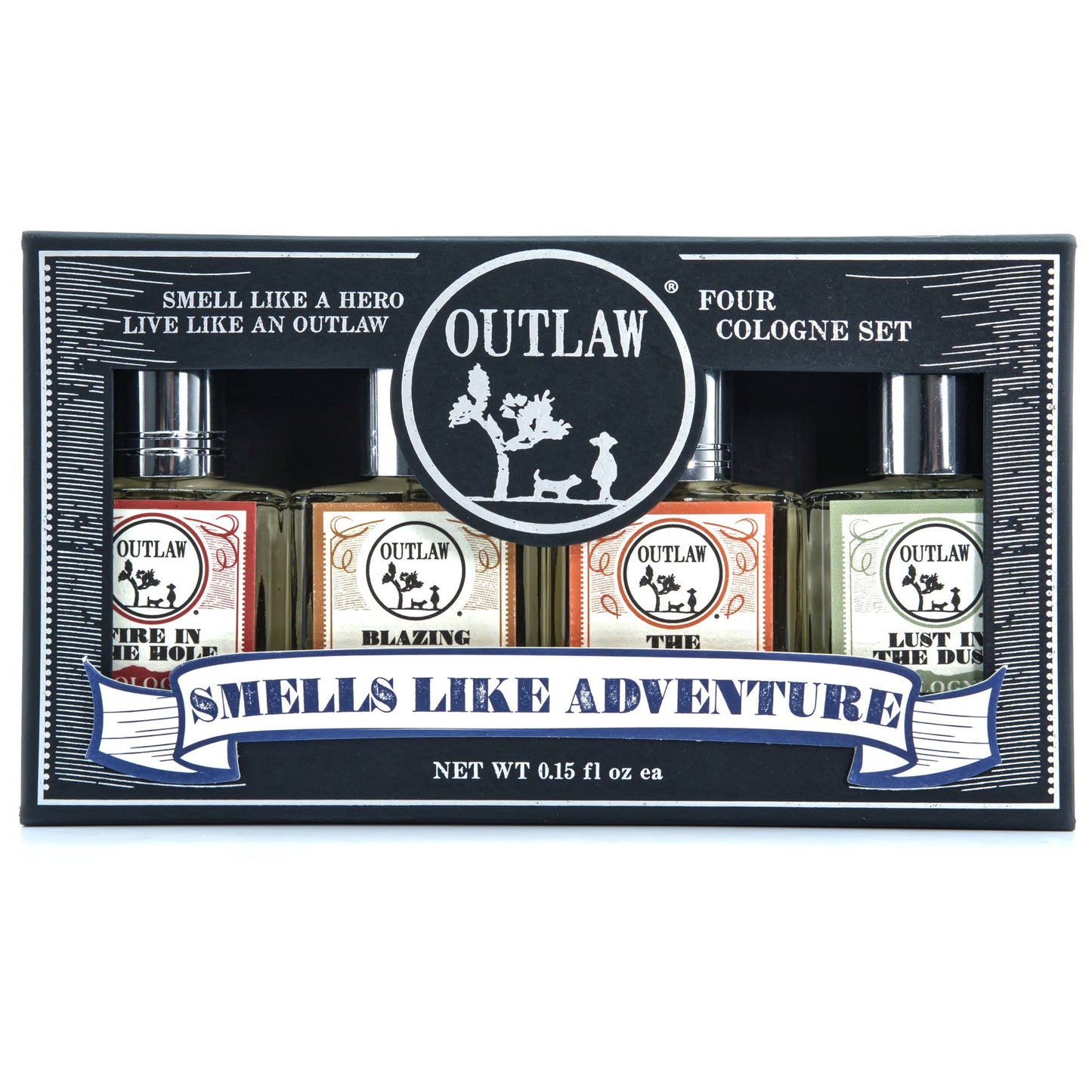 Outlaw Sample Cologne Set - A boxed set of 4 colognes to try - The Tool Store