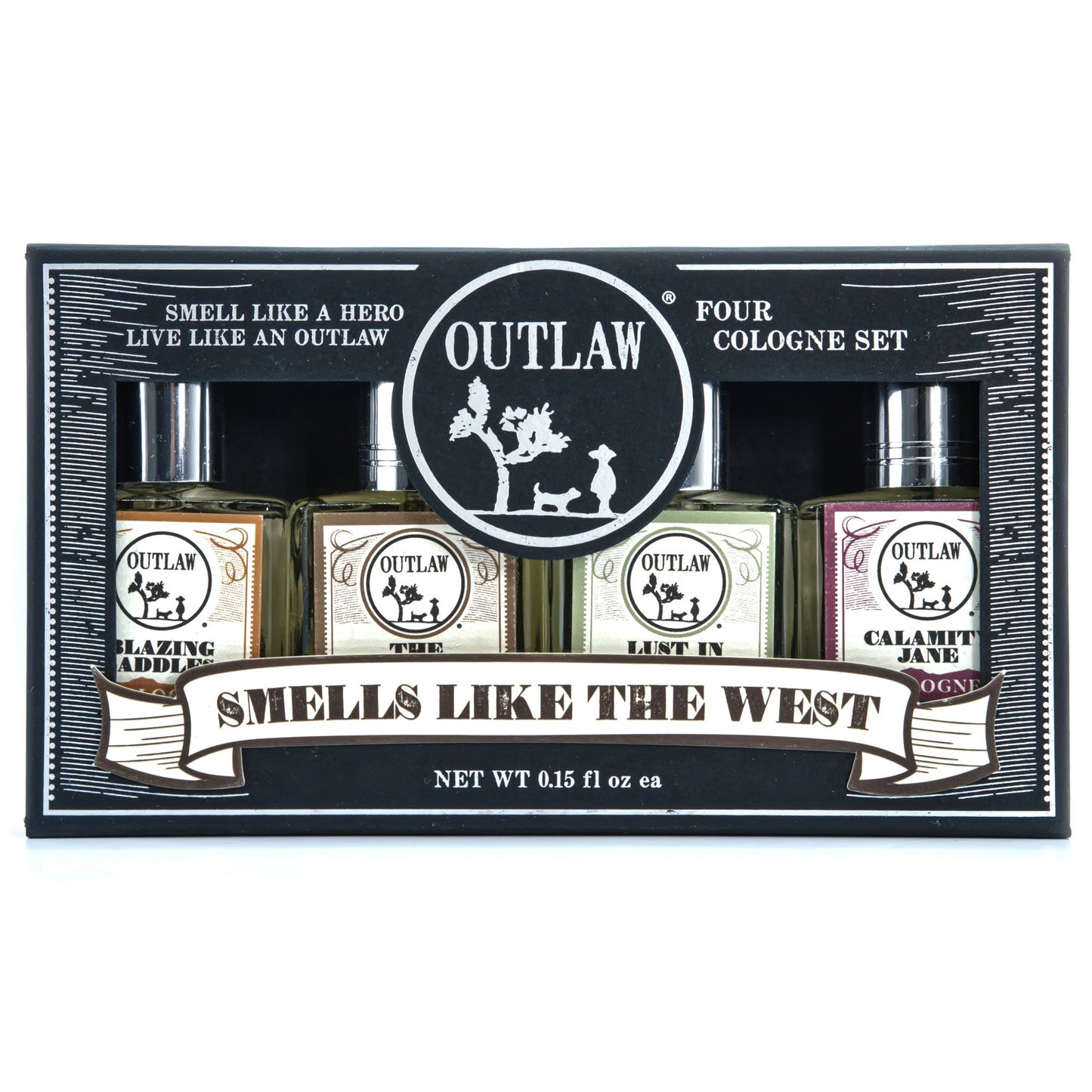 Outlaw Sample Cologne Set - A boxed set of 4 colognes to try - The Tool Store