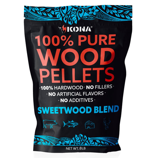 Kona Sweetwood Wood Pellets - Grilling, BBQ & Smoking - Concentrated Pure Hardwood - Thin Blue Smoke - The Tool Store