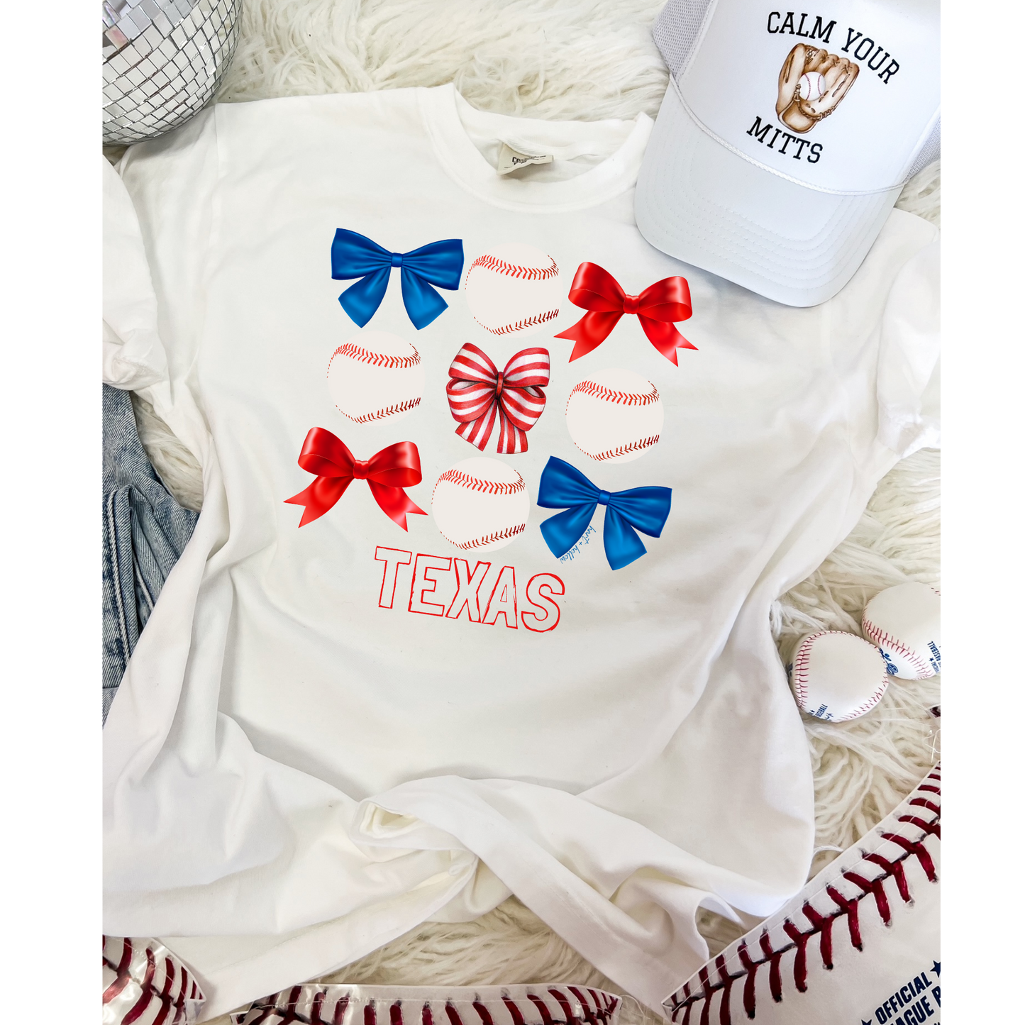 Baseball Bow Tee