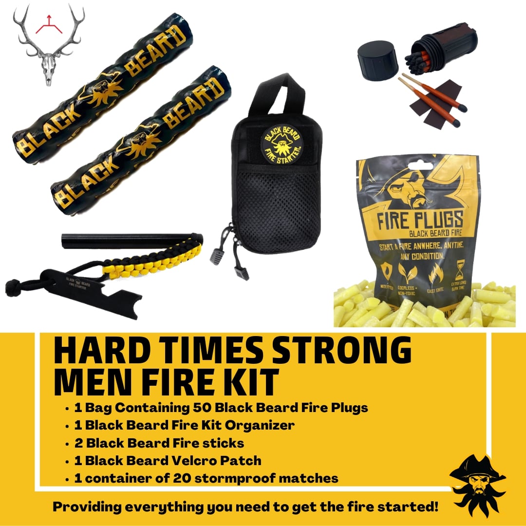 The Hard Times Strong Men Fire Starting Kit - The Tool Store