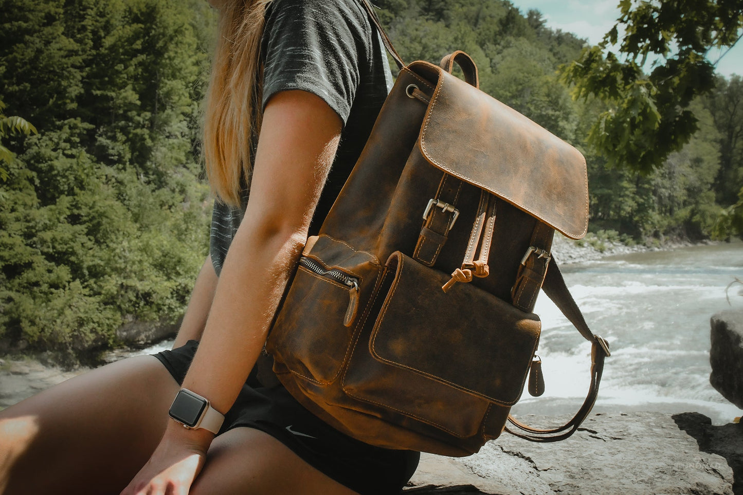 The Hagen Backpack | Vintage Leather Backpack - The Tool Store