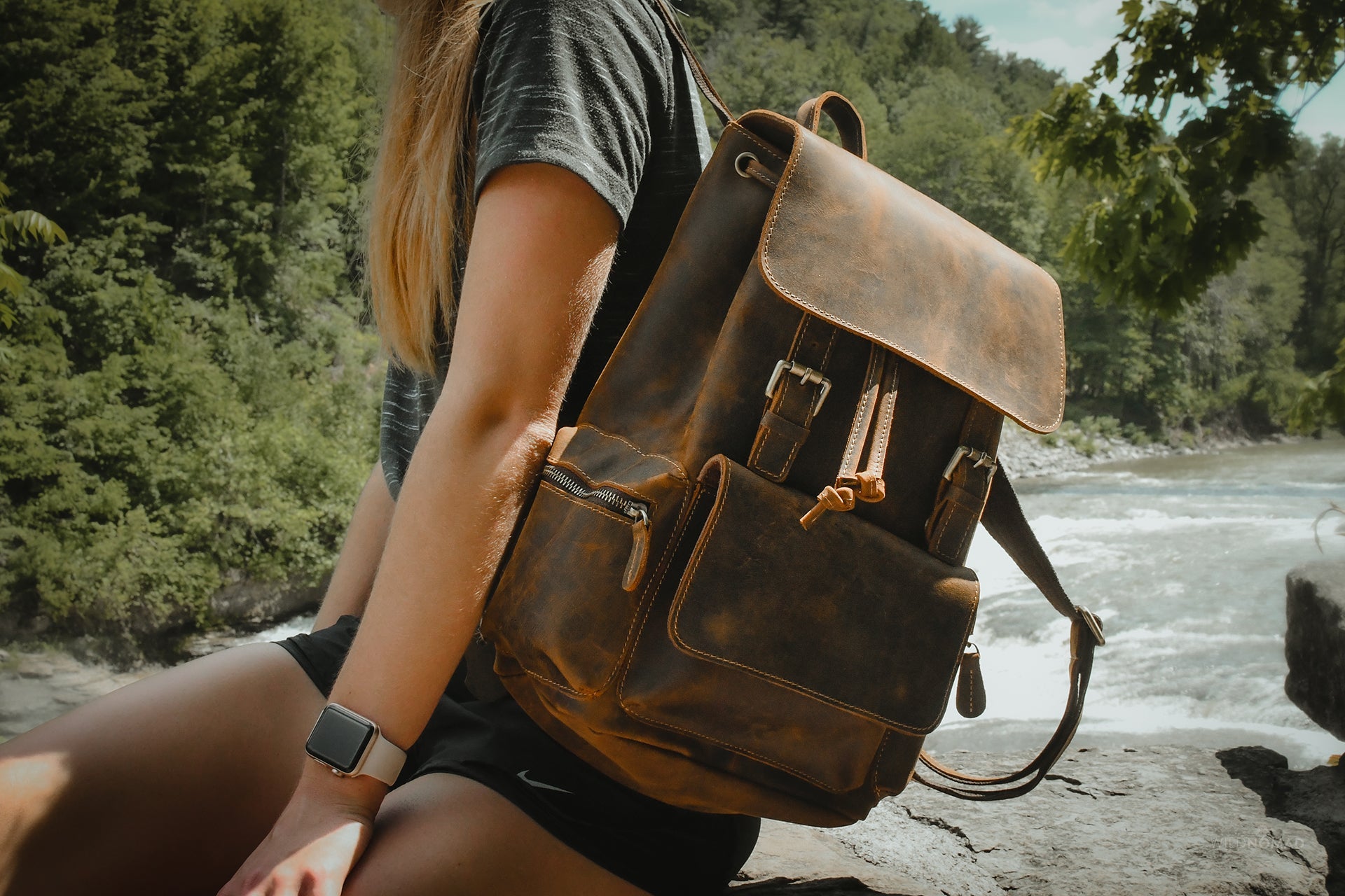 The Hagen Backpack | Vintage Leather Backpack - The Tool Store