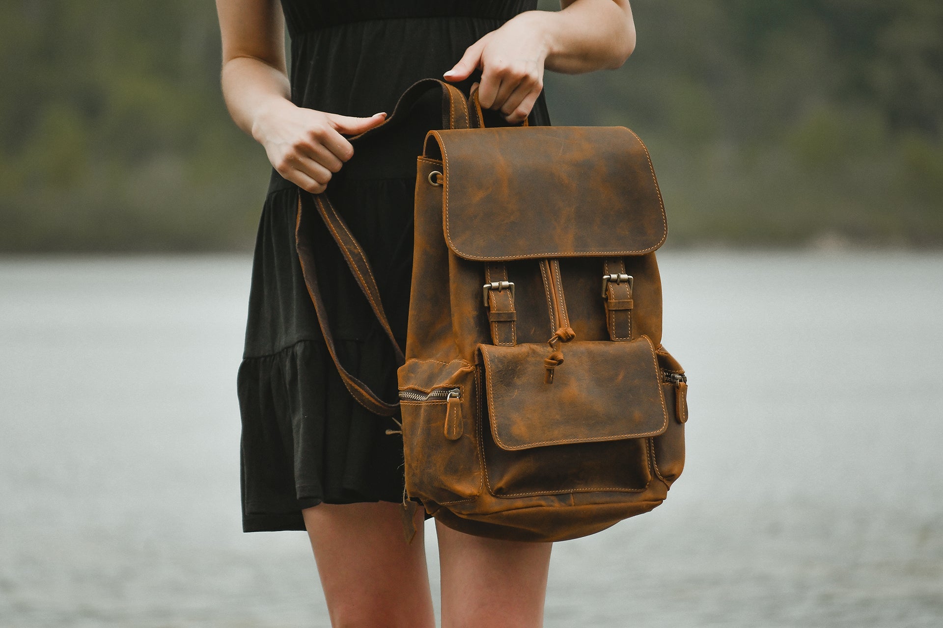 The Hagen Backpack | Vintage Leather Backpack | Brown The Hagen Backpack | Vintage Leather Backpack | Brown