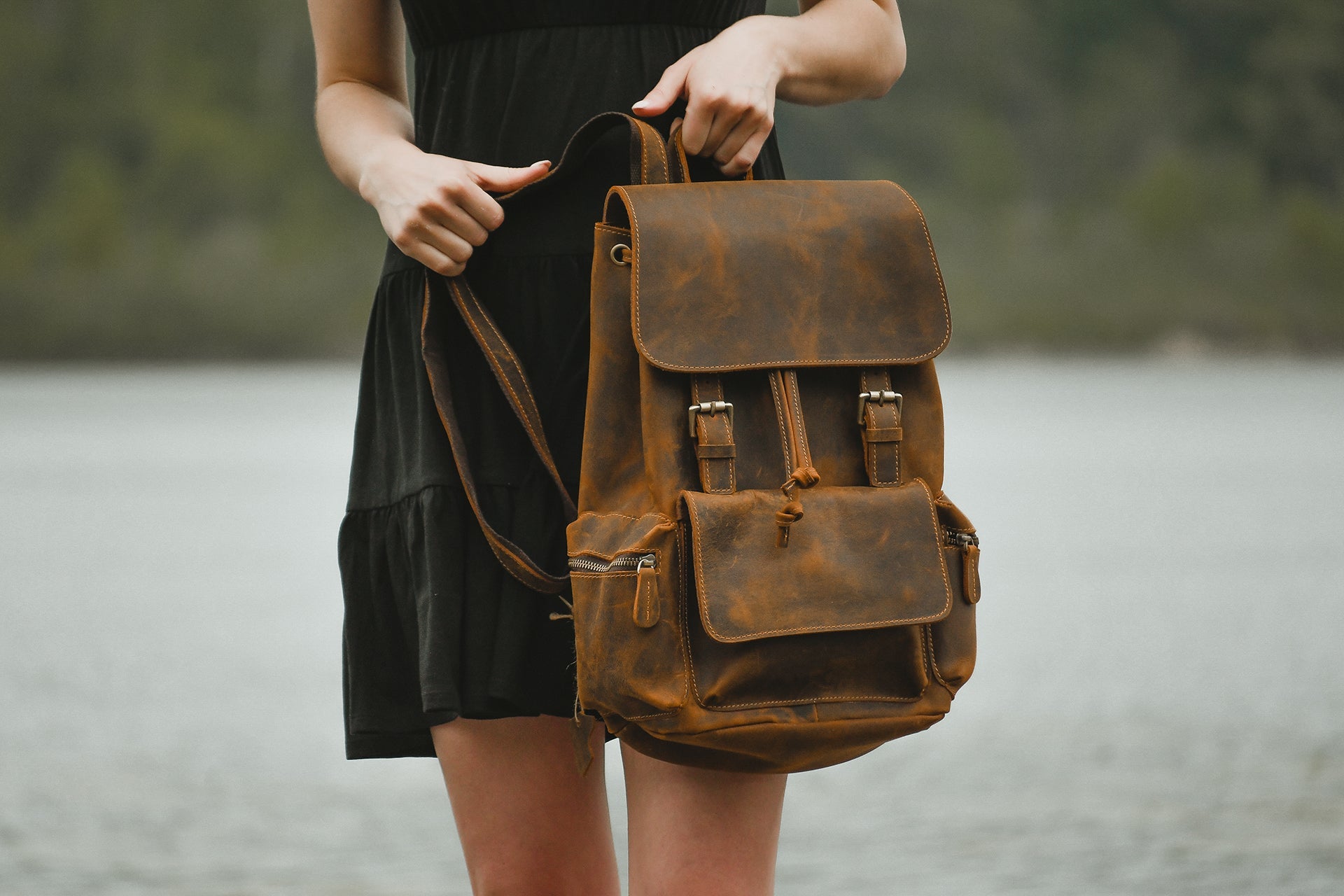 The Hagen Backpack | Vintage Leather Backpack - The Tool Store