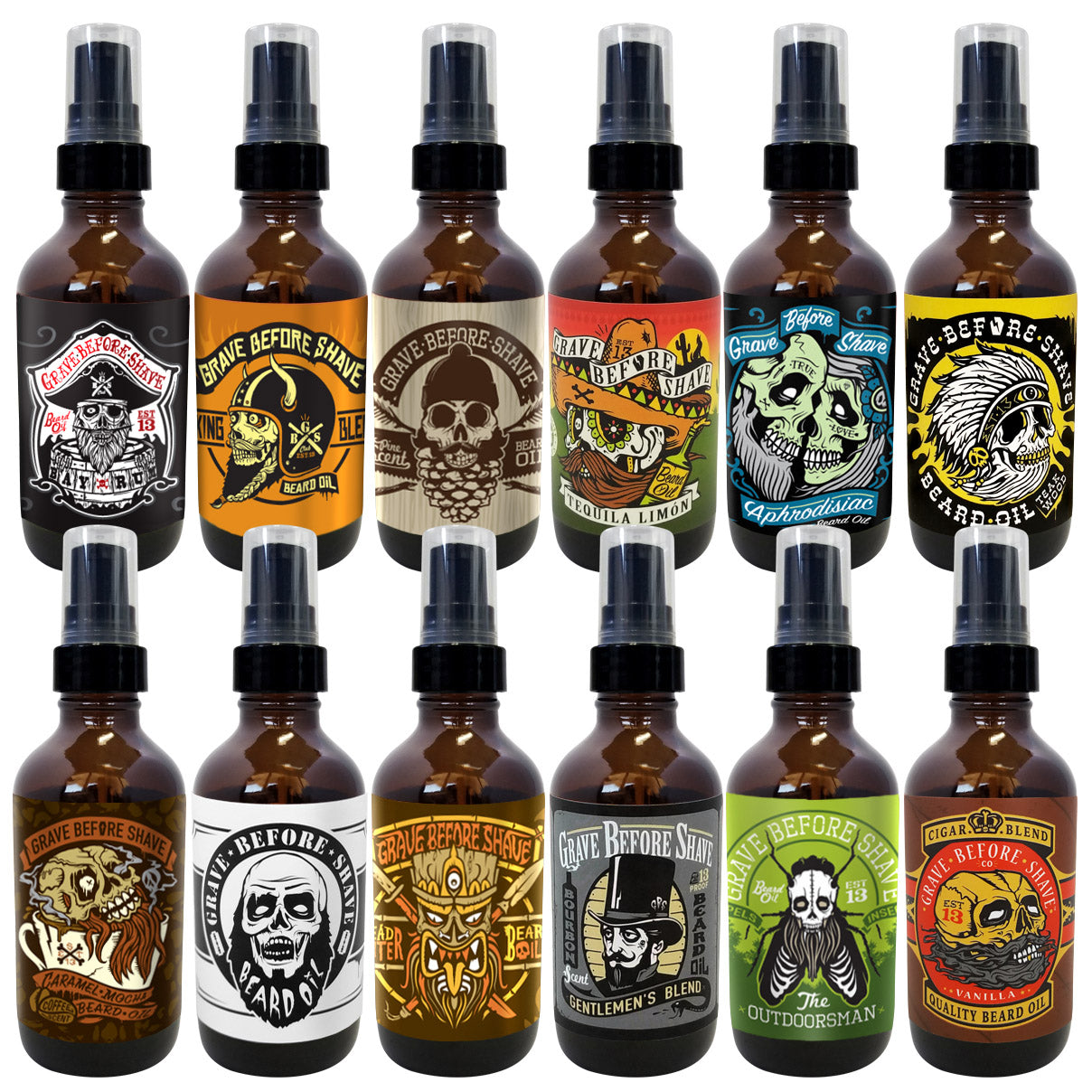 4oz. BIG BOTTLE OF GRAVE BEFORE SHAVE™  BEARD OIL - The Tool Store