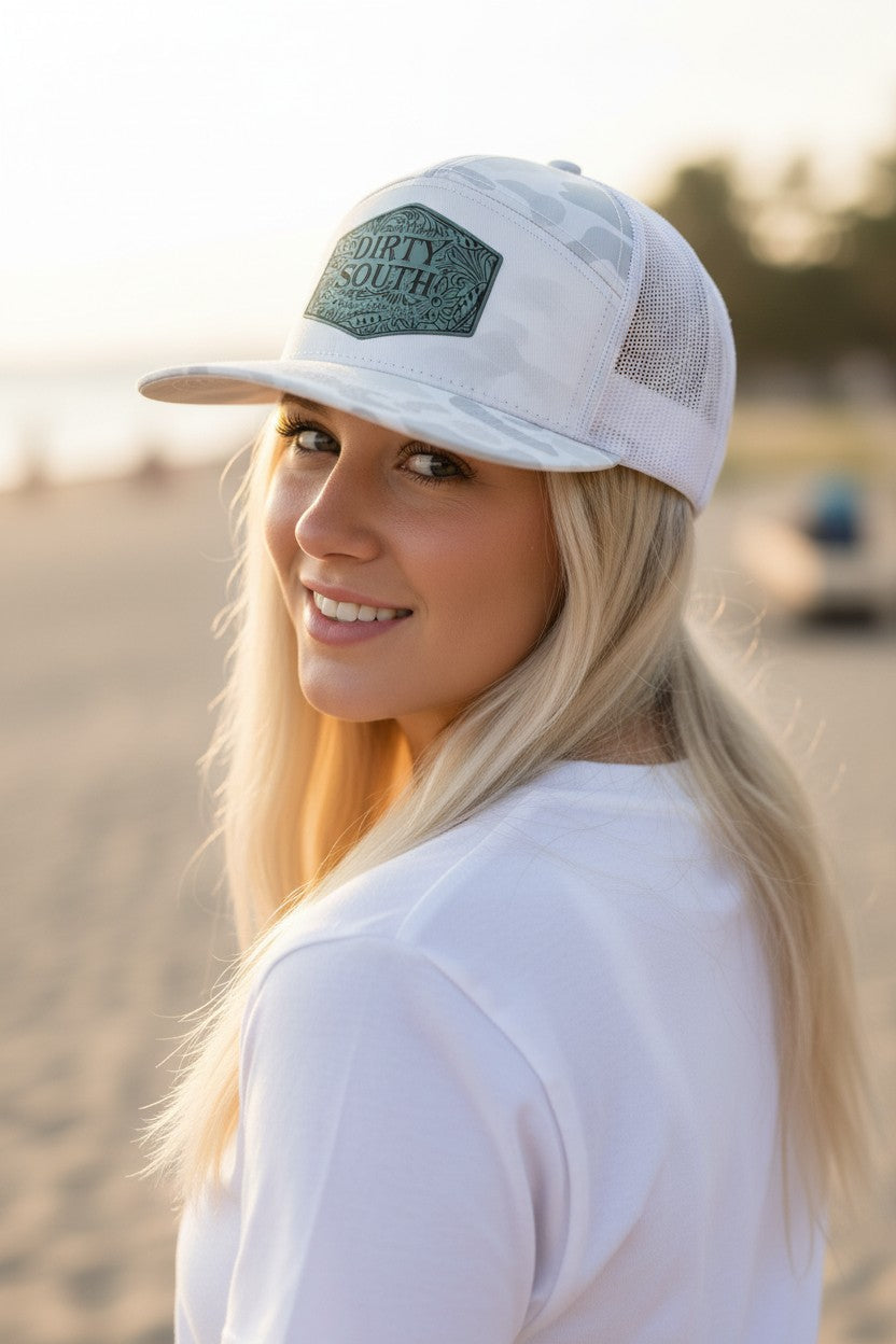Broken Antler Hat Co- Dirty South Sneaux Como/Teal - The Tool Store