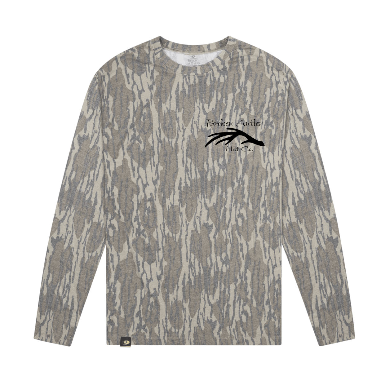 Broken Antler Hat Co.- Cattails Long Sleeve Shirt Mossy Oak Bottomland / Black