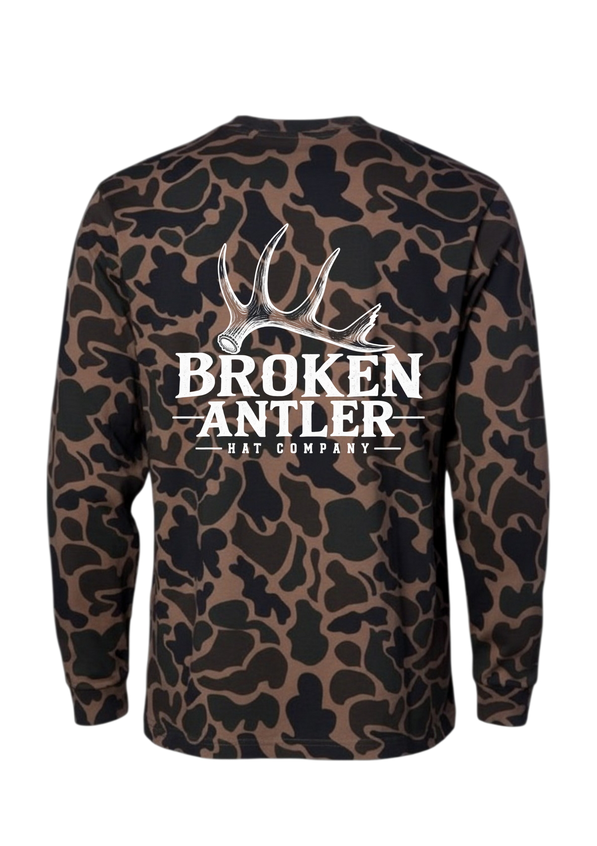 Broken Antler Hat Co.- Broken Antler Long Sleeve Old School Duck Camo