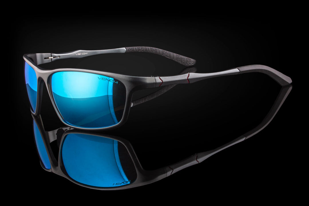 VENOM WASP -POLARIZED click for color options Blue/ Gun Metal vm10bl - The Tool Store