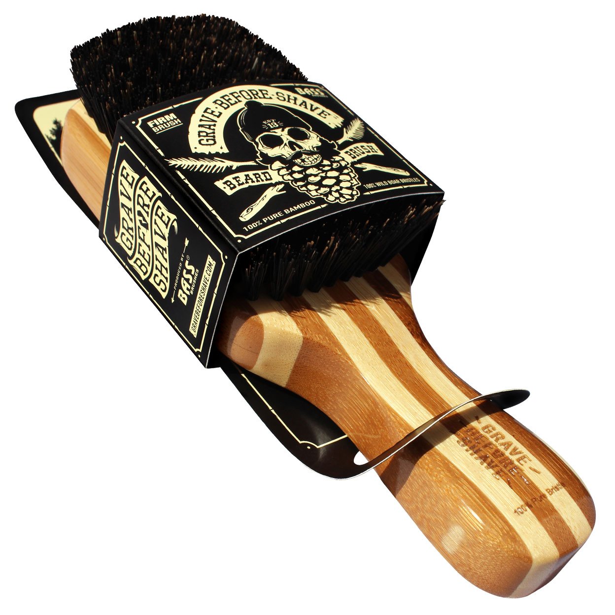 Official GRAVE BEFORE SHAVE™  Beard Brush - The Tool Store