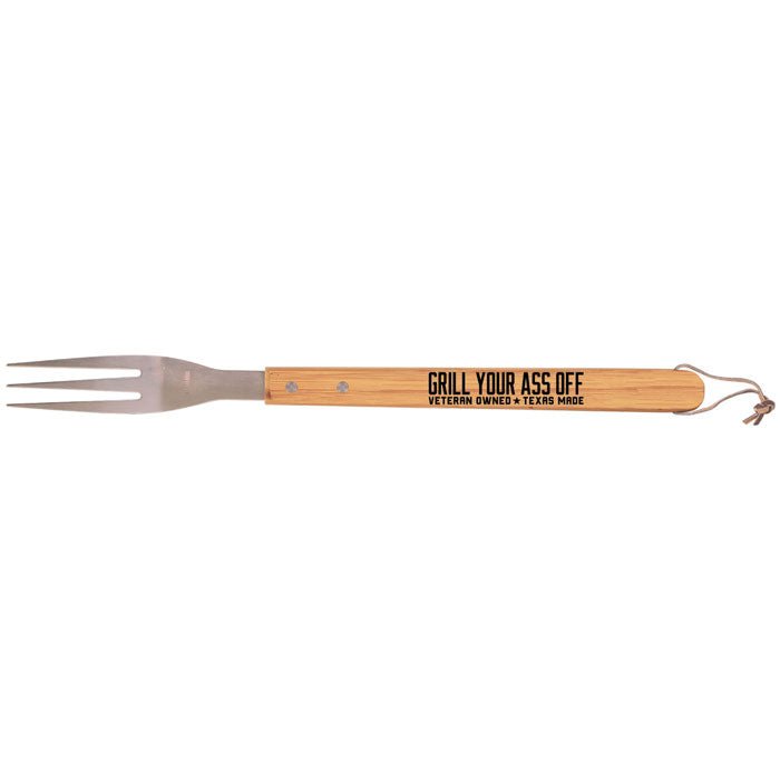 Barbecue Fork 16 1/4" Bamboo - The Tool Store