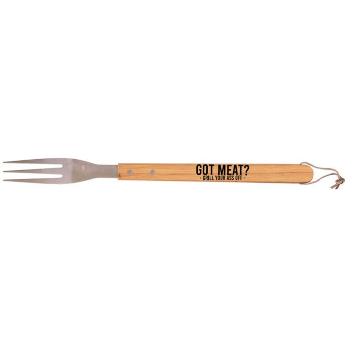Barbecue Fork 16 1/4" Bamboo - The Tool Store