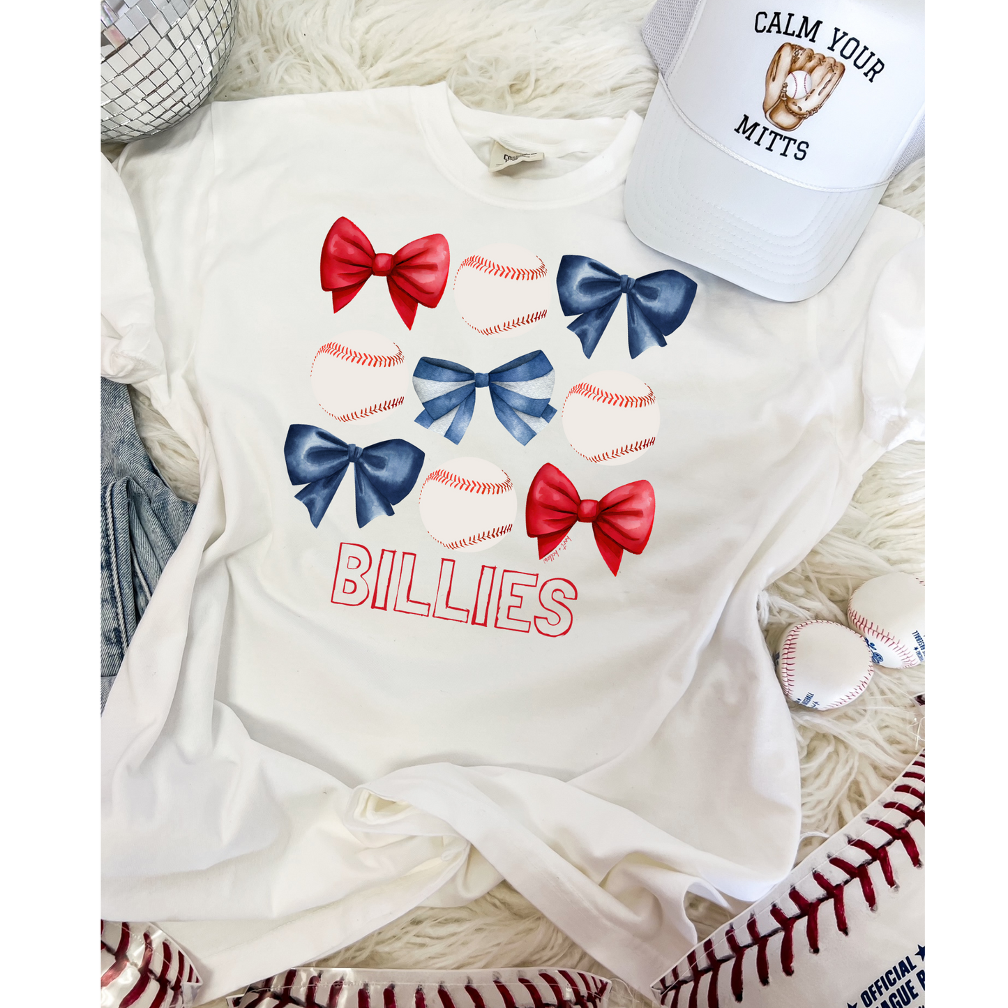 Baseball Bow Tee