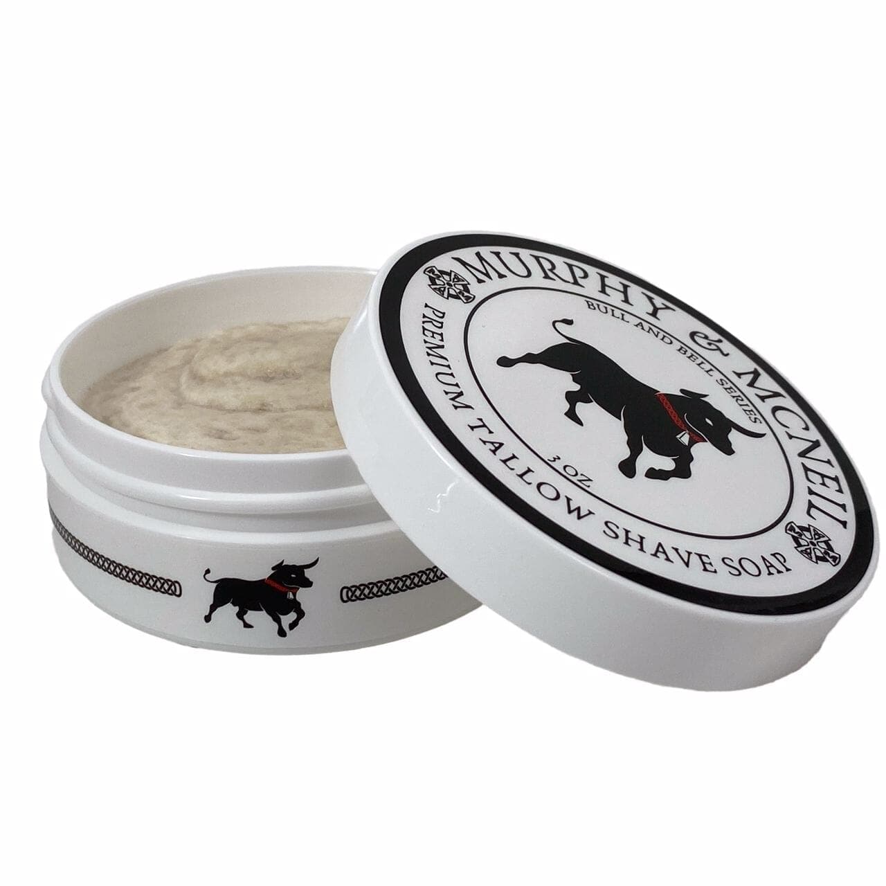 Bull and Bell Series: Amber Sandalwood Shaving Soap - by Murphy and McNeil - The Tool Store