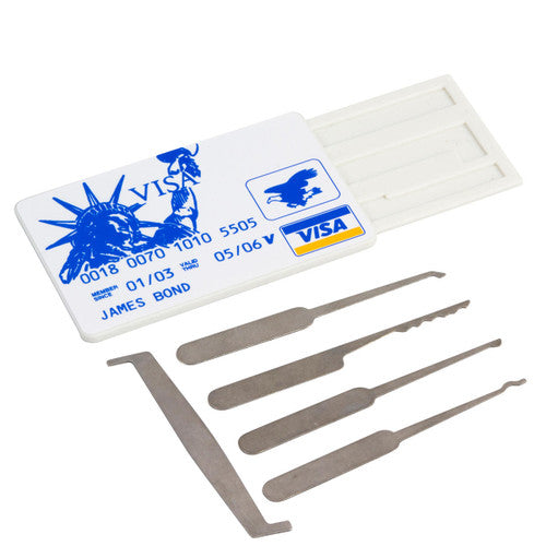 Locksmith Covert Credit Card Lock Pick Set - The Tool Store