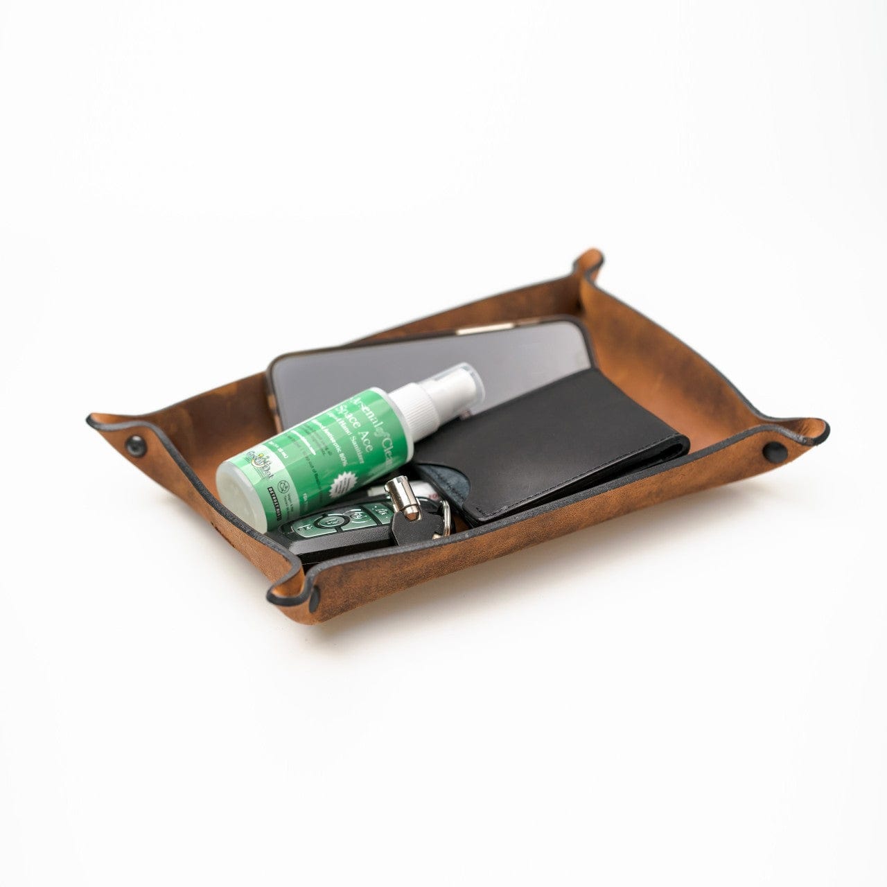 Full Grain Leather Valet Tray / Charging Station - The Tool Store