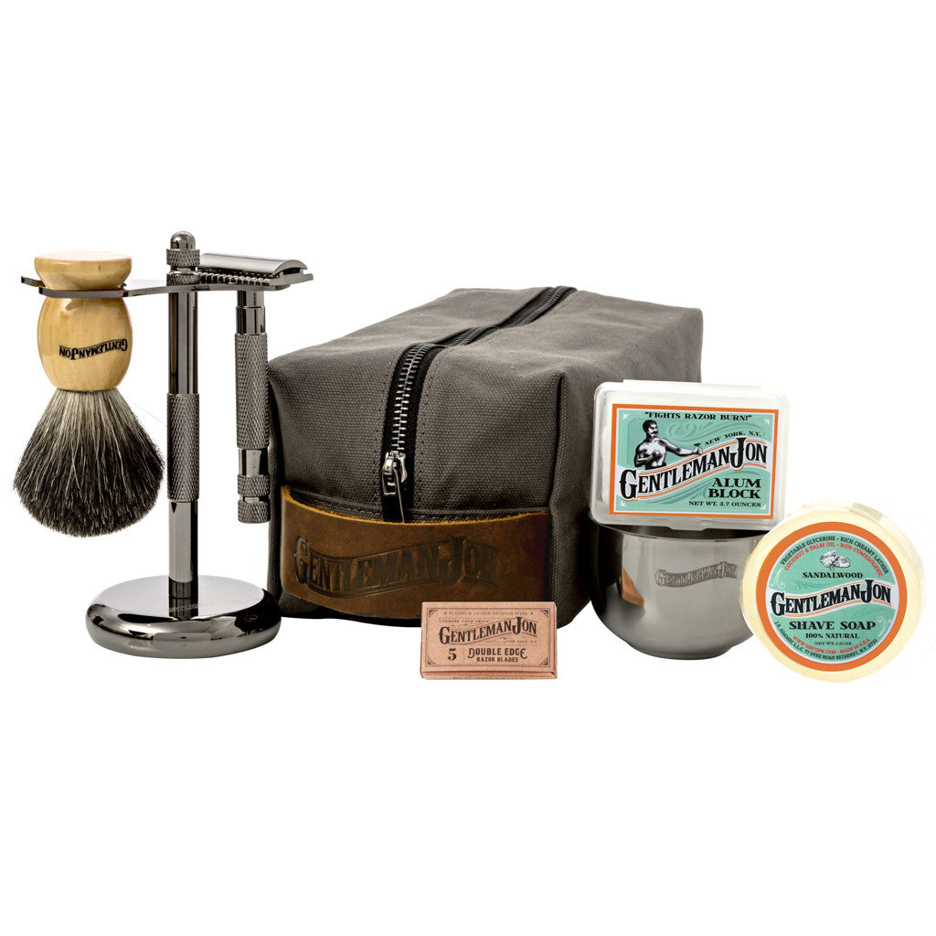 Gentleman Jon Deluxe Wet Shave Kit - The Tool Store