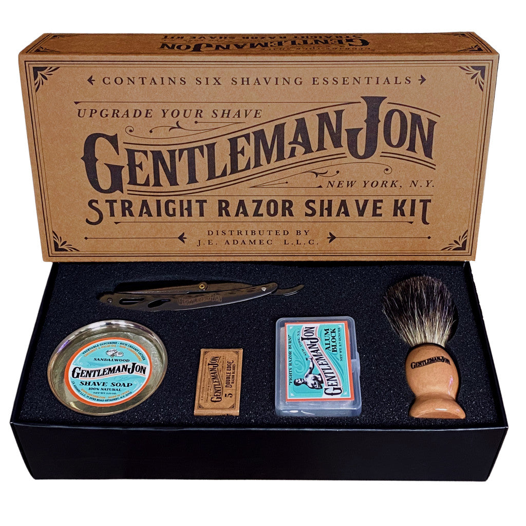 Gentleman Jon Straight Razor Shave Kit - The Tool Store