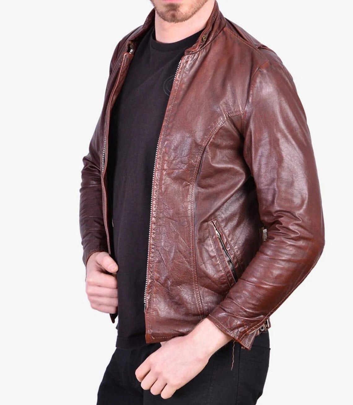 Bridger Brown Leather Jacket - The Tool Store