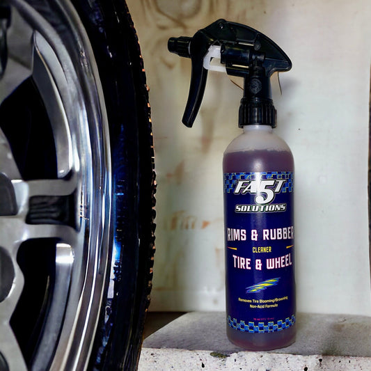 Fast 5 Solutions Rims & Rubber Tire & Wheel Cleaner 16oz - The Tool Store