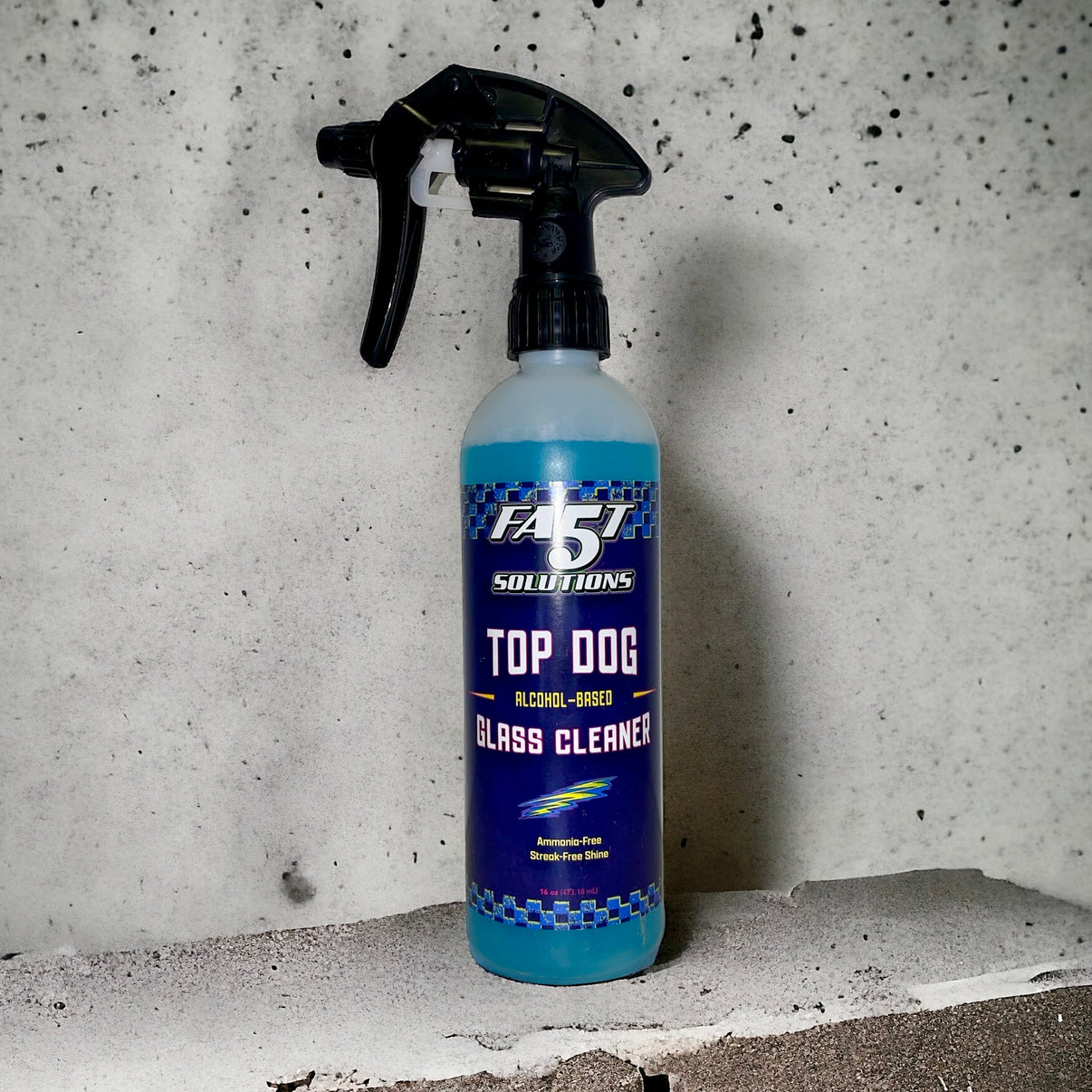 Fast 5 Solutions Top Dog Glass Cleaner 16oz - The Tool Store