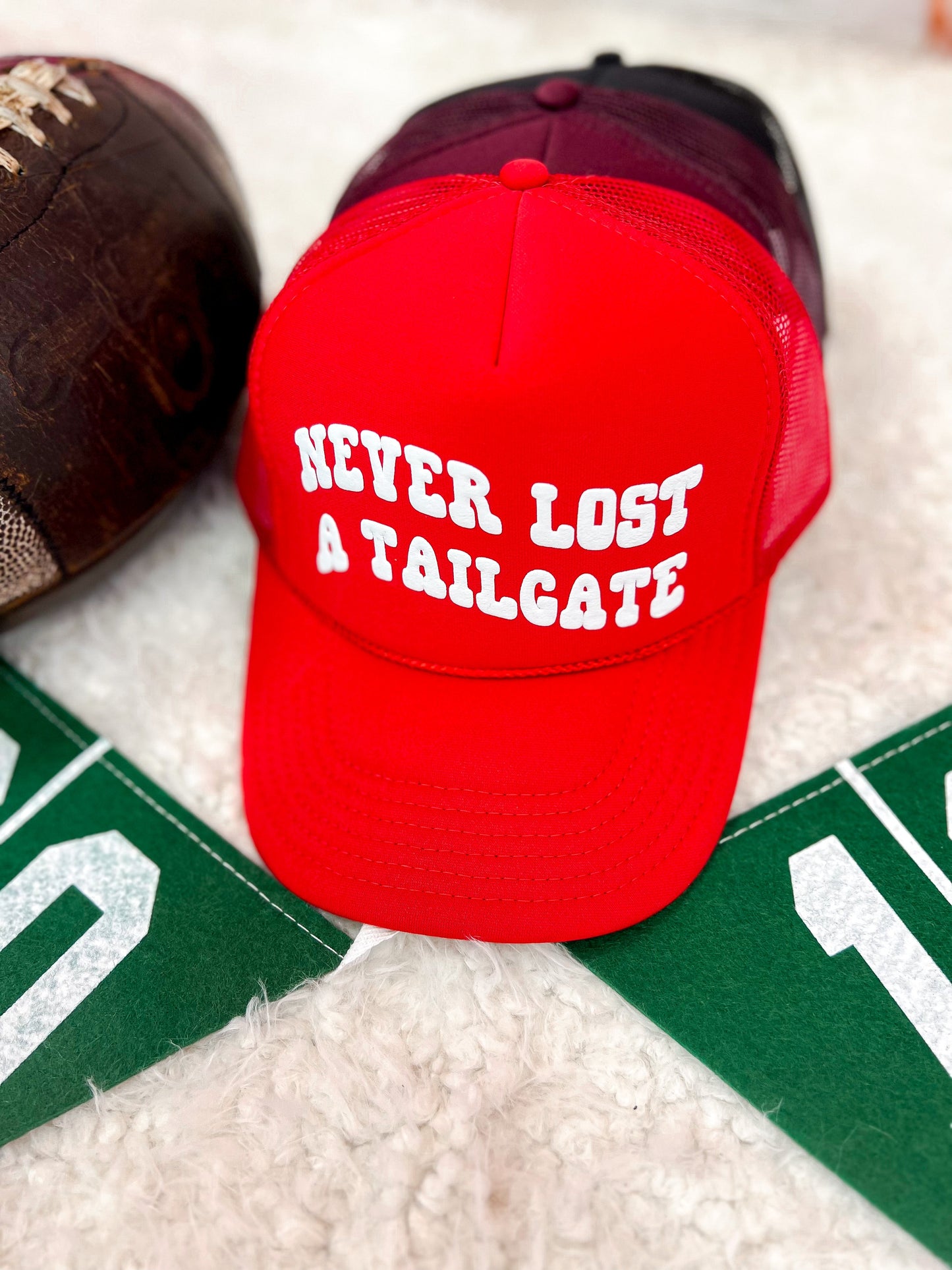 Never Lost a Tailgate Trucker Hat