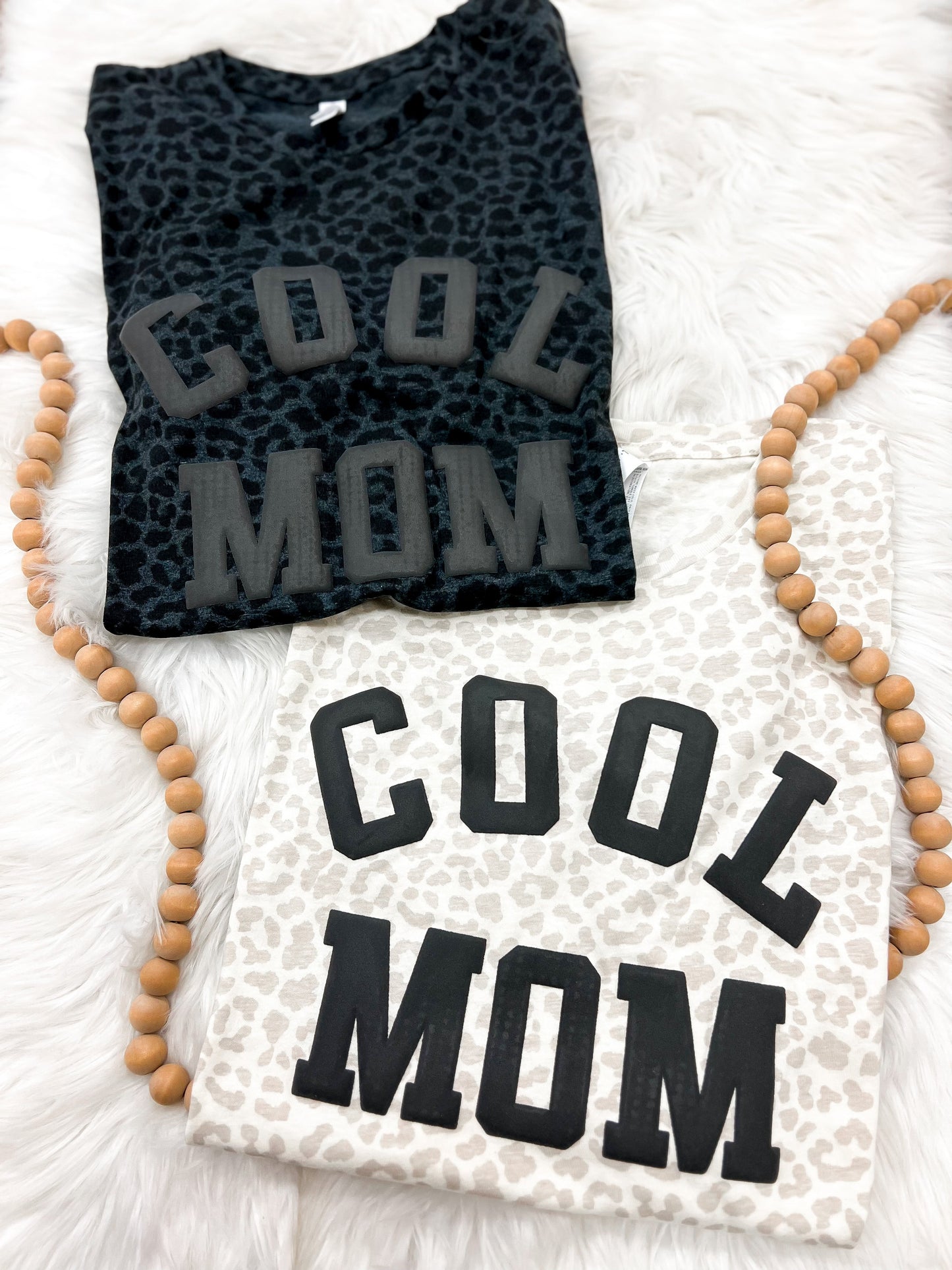 Cool Mom Leopard Puff Tee