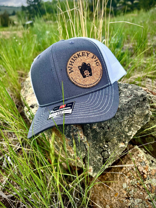 Whiskey Pig® - Our Relationship with Whiskey is Smoking Trucker Hat - The Tool Store